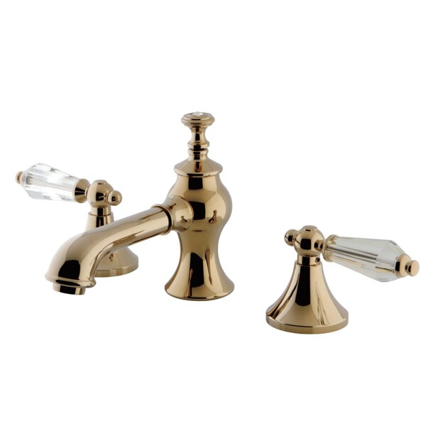 KC7062WLL 8" Widespread Bathroom Faucet, Polished Brass